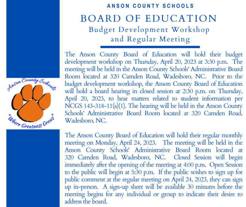 BOE meeting