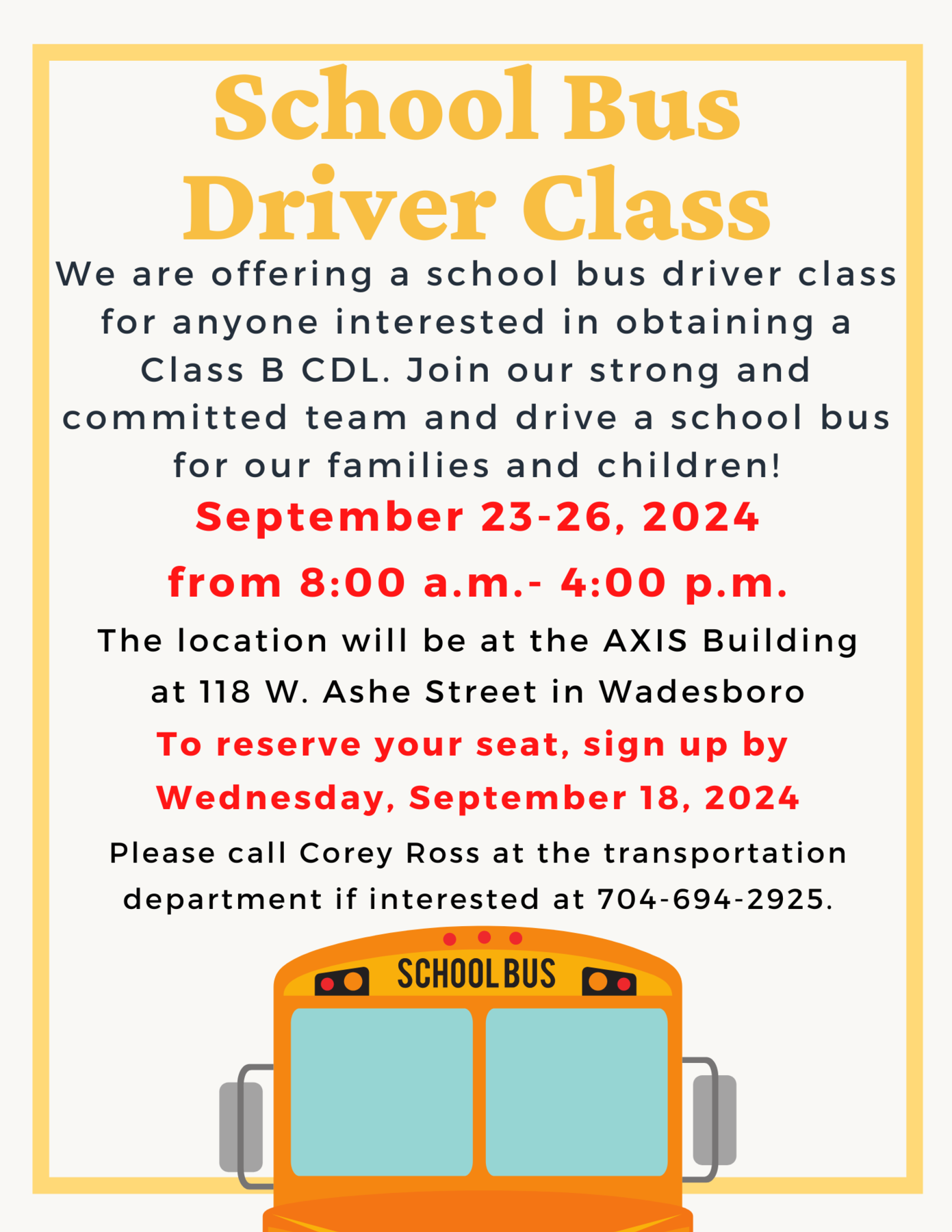 Bus Driver Class